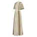 路易威登/Louis Vuitton 蕾丝披肩长袖连衣裙
